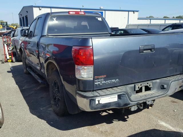 5TFRM5F10AX015423 - 2010 TOYOTA TUNDRA BLUE photo 3