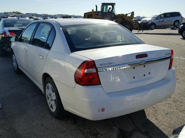 1G1ZT58N28F114790 - 2008 CHEVROLET MALIBU WHITE photo 3