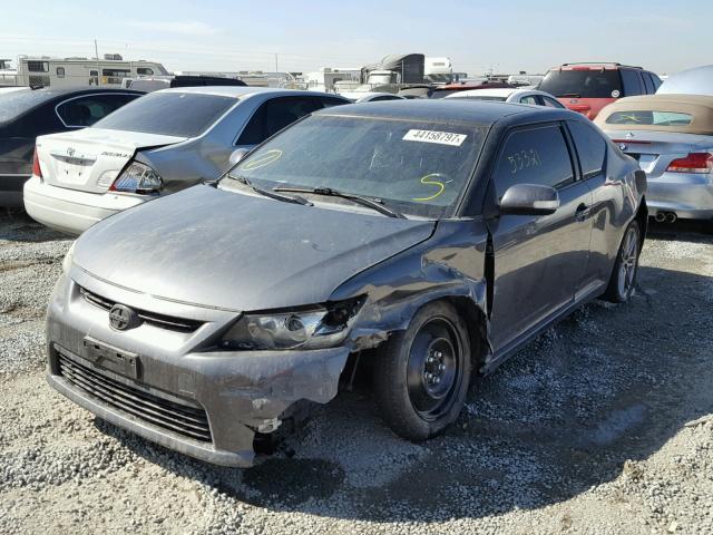 JTKJF5C79D3061367 - 2013 TOYOTA SCION TC GRAY photo 2