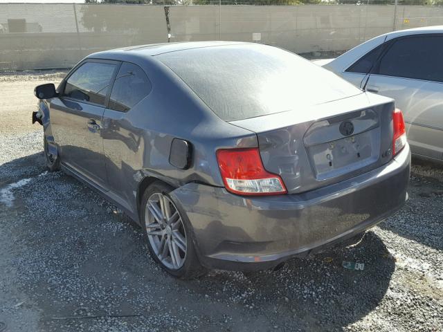 JTKJF5C79D3061367 - 2013 TOYOTA SCION TC 灰色 照片 3
