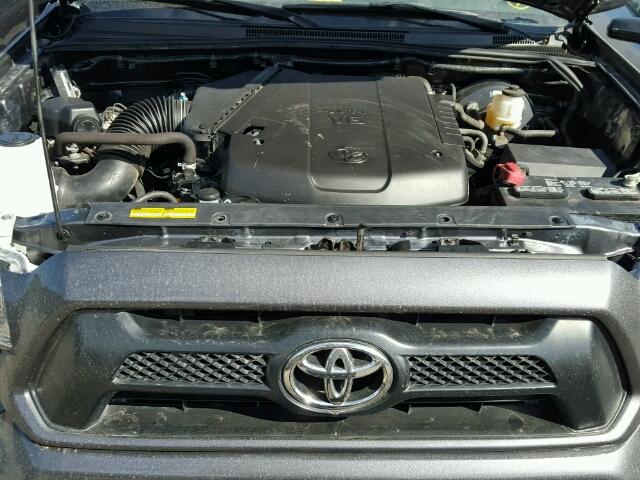 5TFUU4EN8FX140525 - 2015 TOYOTA TACOMA GRAY photo 7