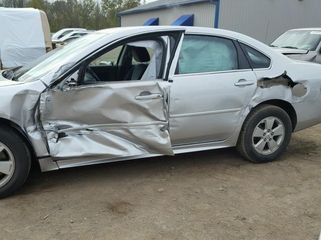 2G1WG5EK2B1215778 - 2011 CHEVROLET IMPALA LT SILVER photo 9