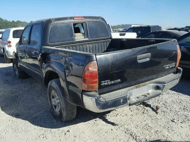 3TMJU62NX8M063300 - 2008 TOYOTA TACOMA DOU BLACK photo 3