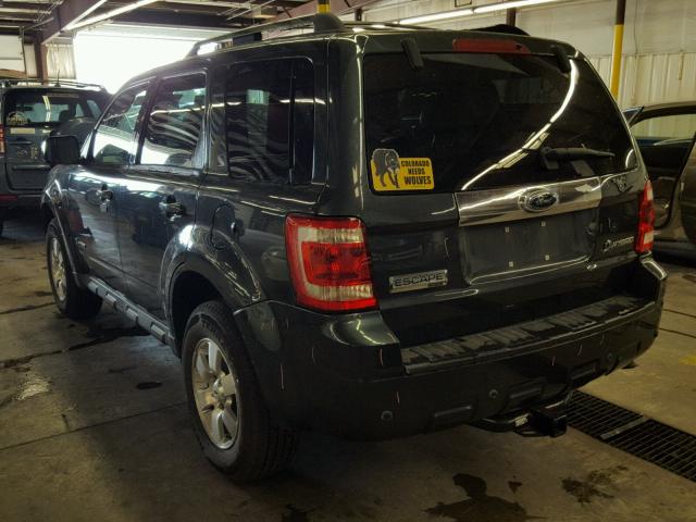 1FMCU59339KA93718 - 2009 FORD ESCAPE GRAY photo 3