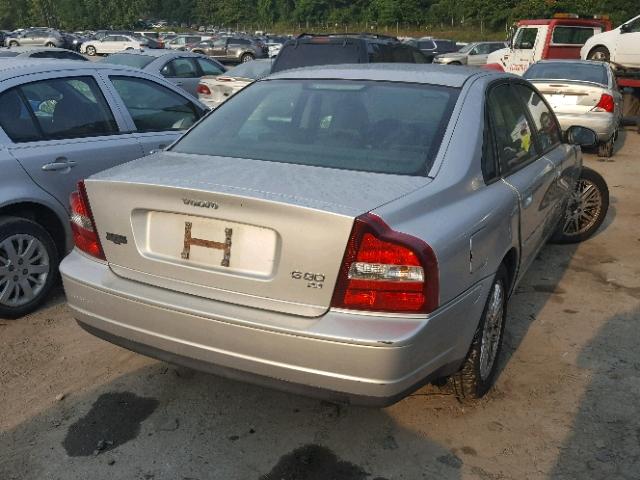 YV1TS92D321271895 - 2002 VOLVO S80 SILVER photo 4