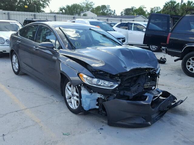 3FA6P0H70GR350896 - 2016 FORD FUSION SE GRAY photo 1