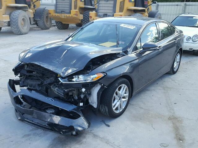 3FA6P0H70GR350896 - 2016 FORD FUSION SE GRAY photo 2