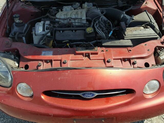 1FAFP52U7WG180683 - 1998 FORD TAURUS LX RED photo 7