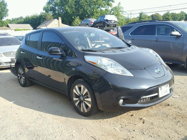 1N4AZ0CP3DC423667 - 2013 NISSAN LEAF S BLACK photo 1