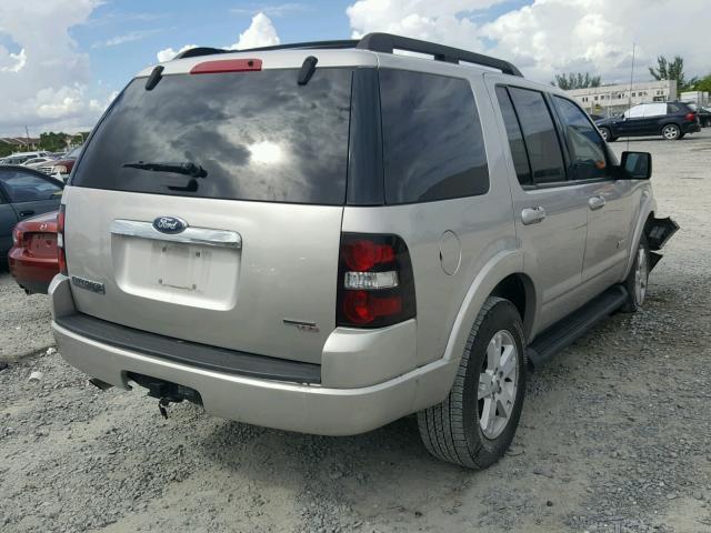 1FMEU63E47UB25781 - 2007 FORD EXPLORER X GRAY photo 4