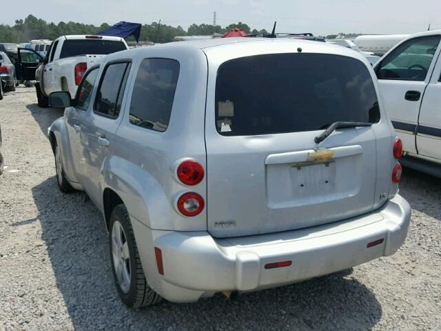 3GNCA13BX9S572283 - 2009 CHEVROLET HHR LS SILVER photo 3