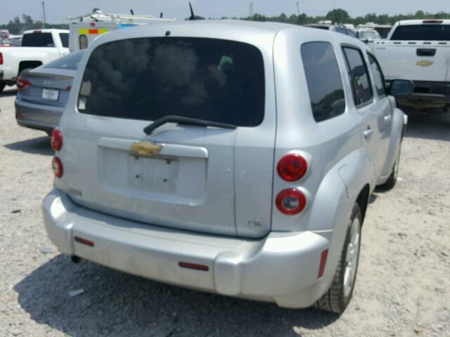 3GNCA13BX9S572283 - 2009 CHEVROLET HHR LS SILVER photo 4