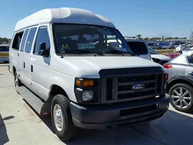 1FTNS2EWXDDA15077 - 2013 FORD ECONOLINE WHITE photo 1