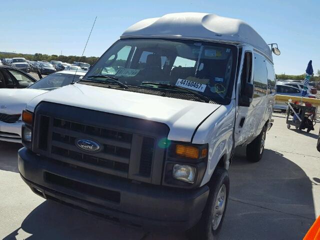 1FTNS2EWXDDA15077 - 2013 FORD ECONOLINE WHITE photo 2