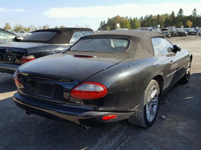 SAJGN2743VC009173 - 1997 JAGUAR XK8 BLACK photo 4