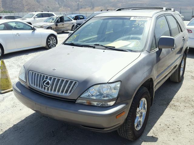 JT6GF10U7Y0075089 - 2000 LEXUS RX 300 GRAY photo 2