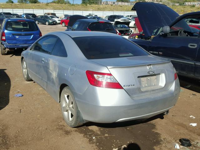 2HGFG12938H561583 - 2008 HONDA CIVIC EXL SILVER photo 3