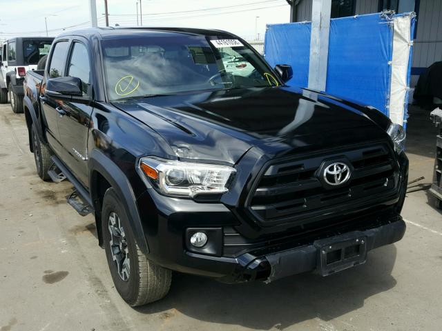 3TMCZ5AN6GM009674 - 2016 TOYOTA TACOMA DOU BLACK photo 1