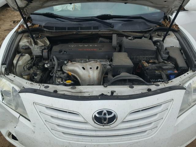 JTNBE46K773055611 - 2007 TOYOTA CAMRY NEW WHITE photo 7