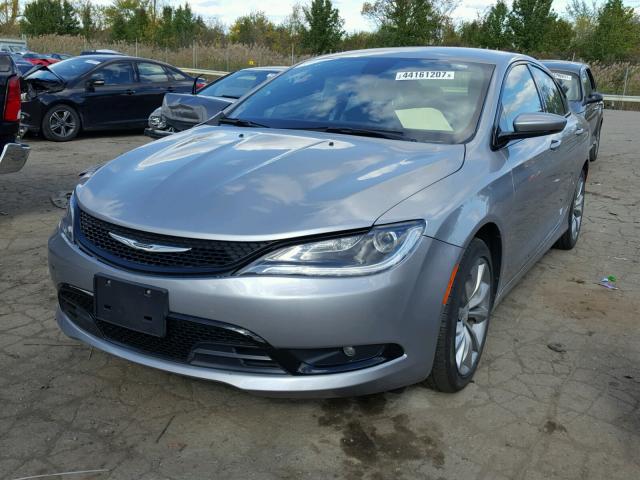 1C3CCCBB7FN758342 - 2015 CHRYSLER 200 S SILVER photo 2