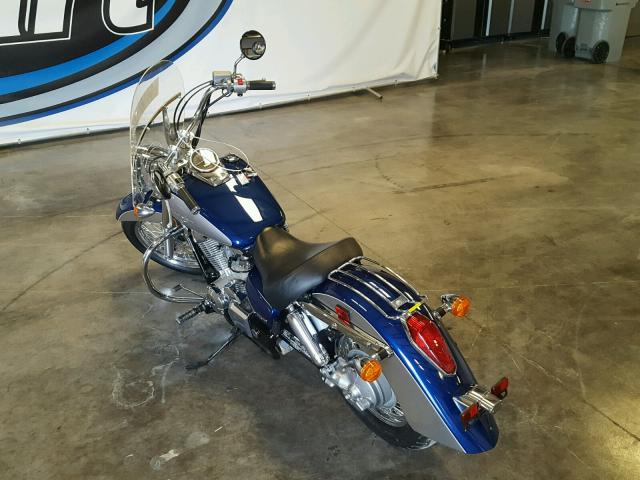 JH2RC50449K500041 - 2009 HONDA VT750 C BLUE photo 3