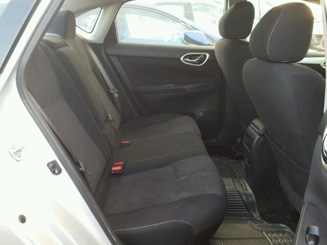 3N1AB7AP9EL675944 - 2014 NISSAN SENTRA S GRAY photo 6