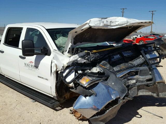 1GC1CUEG2FF148729 - 2015 CHEVROLET SILVERADO WHITE photo 9