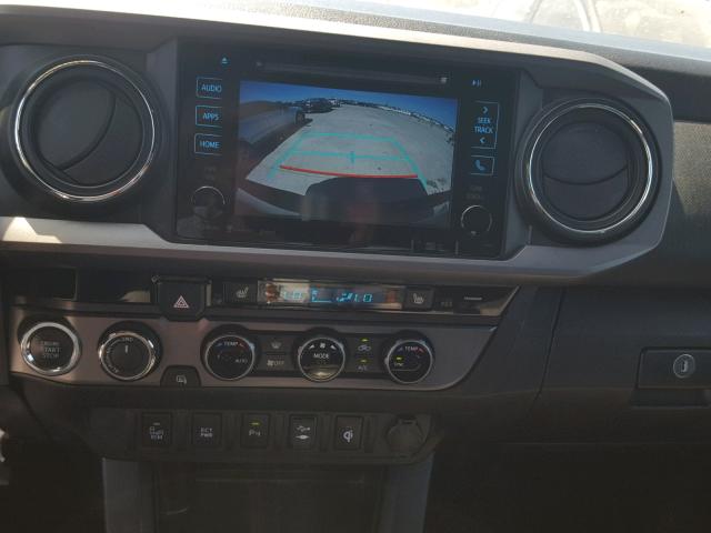 5TFCZ5AN3GX031416 - 2016 TOYOTA TACOMA DOU GRAY photo 9