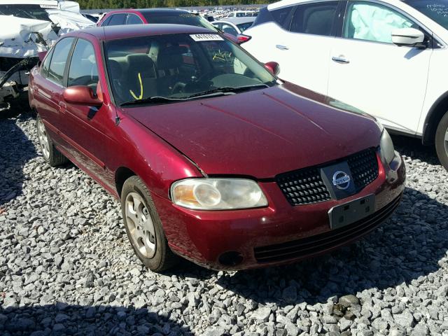 3N1CB51D76L514352 - 2006 NISSAN SENTRA 1.8 BURGUNDY photo 1