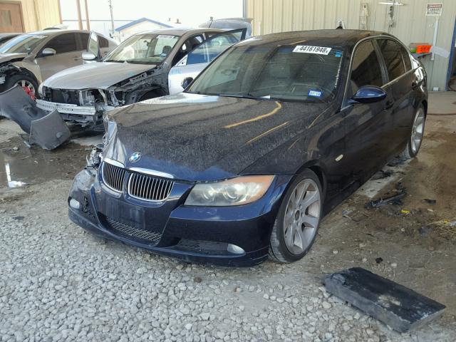 WBAVB73587VH23060 - 2007 BMW 335 I BLUE photo 2