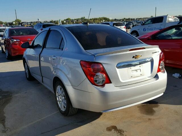 1G1JC5SH9G4152818 - 2016 CHEVROLET SONIC SILVER photo 3