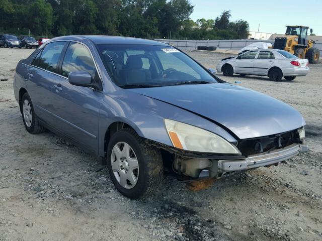 1HGCM56467A206356 - 2007 HONDA ACCORD LX BLUE photo 1