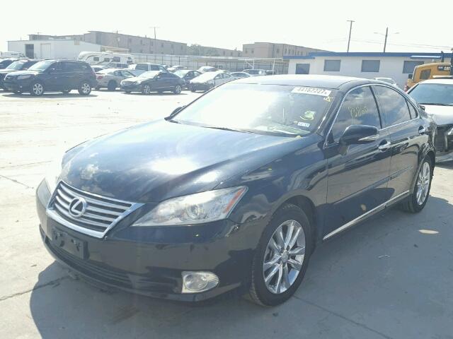 JTHBK1EG7B2443430 - 2011 LEXUS ES 350 BLACK photo 2