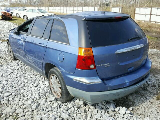 2A8GM68X57R141842 - 2007 CHRYSLER PACIFICA T BLUE photo 3