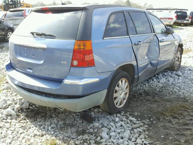 2A8GM68X57R141842 - 2007 CHRYSLER PACIFICA T BLUE photo 4