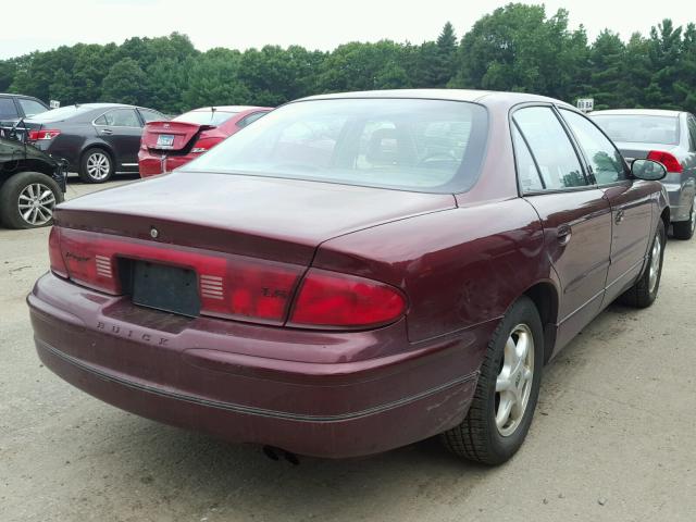 2G4WB55K321158962 - 2002 BUICK REGAL LS MAROON photo 4