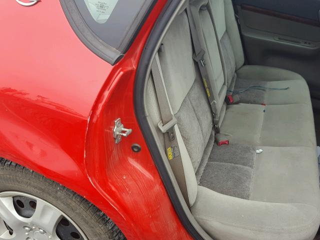 2G1WF52EX49322809 - 2004 CHEVROLET IMPALA 红色 照片 6