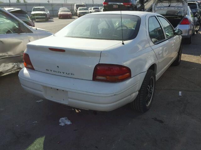 1B3EJ46X9WN312944 - 1998 DODGE STRATUS WHITE photo 4