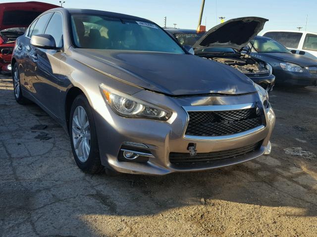 JN1BV7AR4EM698244 - 2014 INFINITI Q50 BASE SILVER photo 1