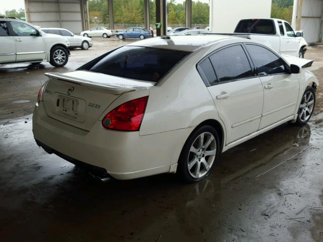 1N4BA41E38C808902 - 2008 NISSAN MAXIMA WHITE photo 4