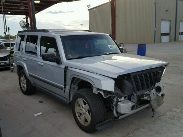 1J8HG48P67C527856 - 2007 JEEP COMMANDER SILVER photo 1