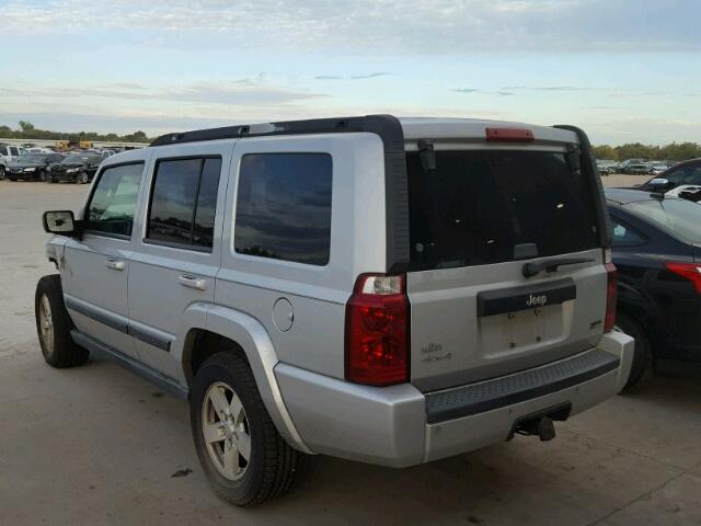 1J8HG48P67C527856 - 2007 JEEP COMMANDER SILVER photo 3