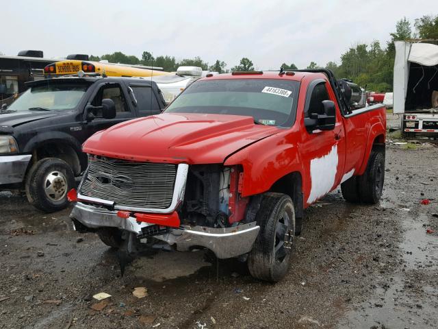 1GDJC34K68E134384 - 2008 GMC SIERRA C35 RED photo 2