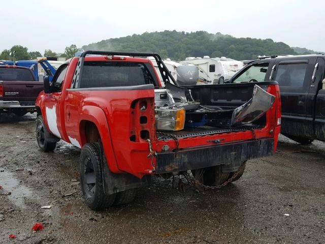 1GDJC34K68E134384 - 2008 GMC SIERRA C35 RED photo 3