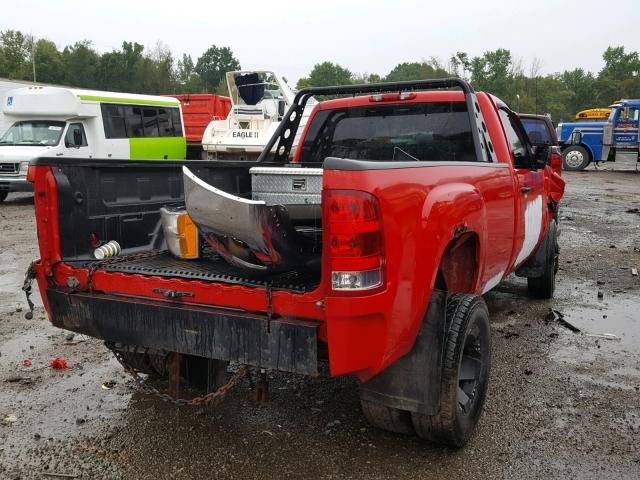 1GDJC34K68E134384 - 2008 GMC SIERRA C35 RED photo 4