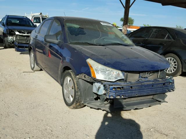 1FAHP34N28W232751 - 2008 FORD FOCUS S/SE BLUE photo 1