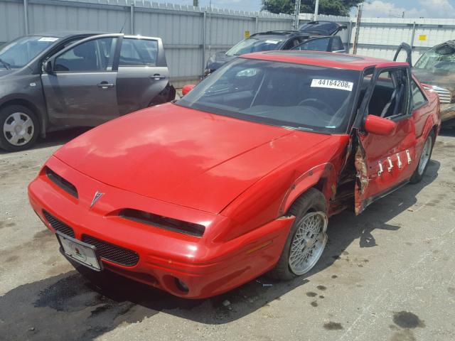 1G2WJ12M2SF333611 - 1995 PONTIAC GRAND PRIX Червоний фото 2