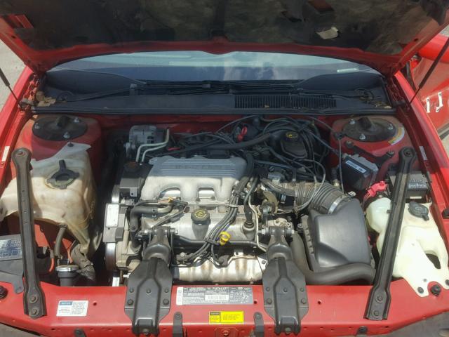 1G2WJ12M2SF333611 - 1995 PONTIAC GRAND PRIX Червоний фото 7