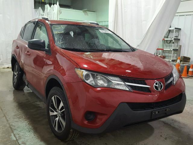 2T3BFREV6DW077229 - 2013 TOYOTA RAV4 LE RED photo 1