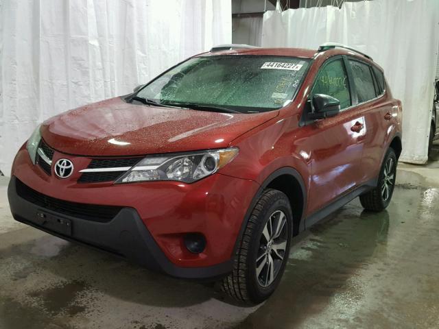2T3BFREV6DW077229 - 2013 TOYOTA RAV4 LE Qırmızı foto 2